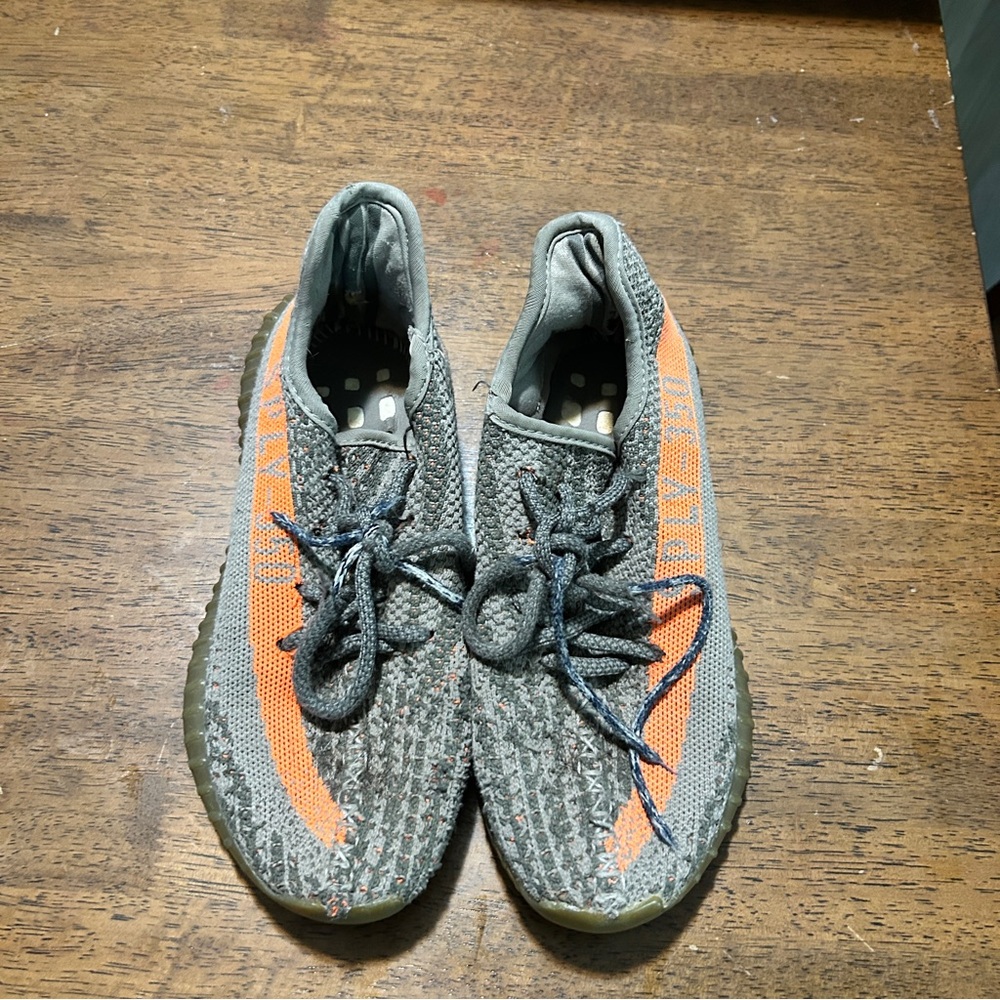 Yeezy Women's Shoes in Gray and Orange